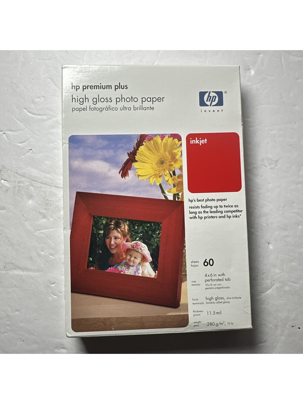 HP Photo Paper Premium Plus High Gloss 4x6 100 Sheets - New Q5431A
